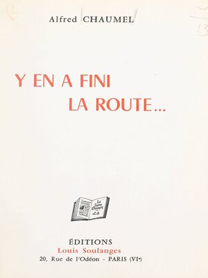 cover image of Y en a fini la route...